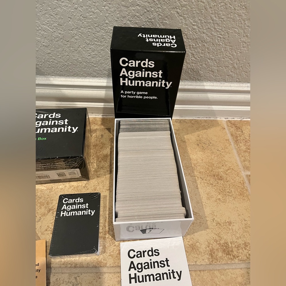 Huge Discontinued Cards Against Humanity Bigger Blacker Box Expansion Pack - Picture 3 of 9